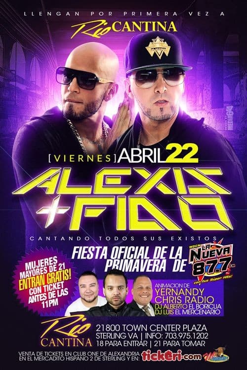 Event - Alexis & Fido en Sterling,VA - Sterling, Virginia - April 22, 2016 | concert tickets