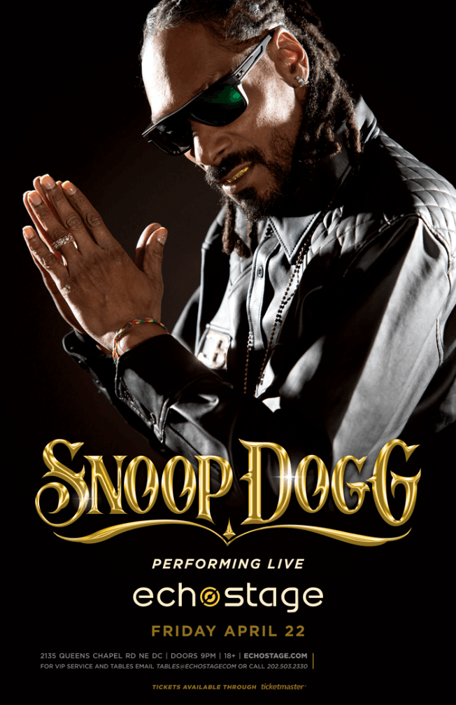 Event - Snoop Dogg in Washington,DC - Washington, District Of Columbia - 22 de abril de 2016 | concert tickets