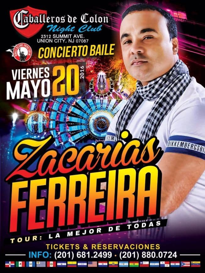 Event - Zacarias Ferreira in Union City, NJ - Union City, New Jersey - May 20, 2016 | concert tickets