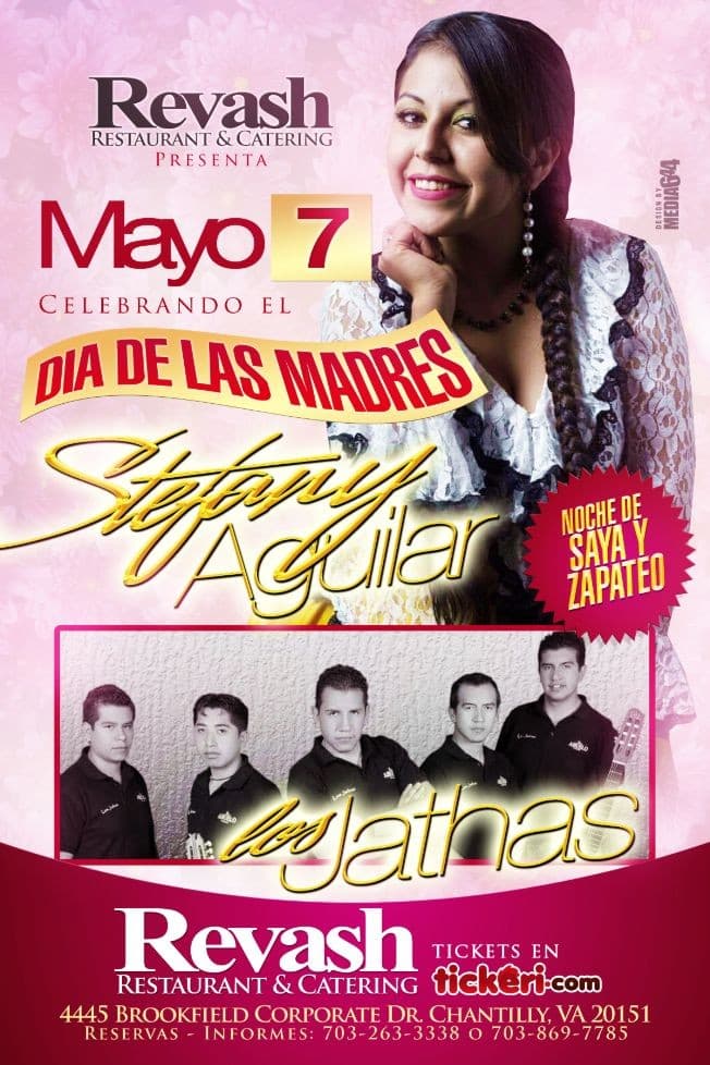 Event - Stefany Aguilar & Los Jathas en Chantilly, VA - Chantilly, Virginia - May 7, 2016 | concert tickets