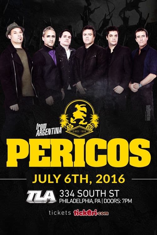 Event - Los Pericos - Philadelphia, Pennsylvania - July 6, 2016 | concert tickets