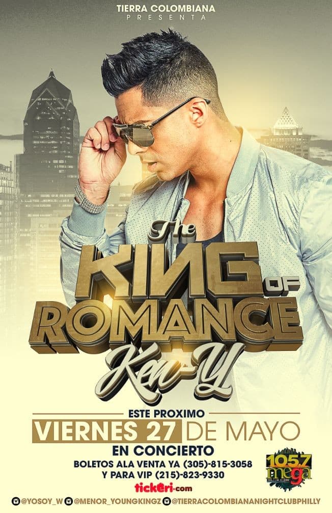 Event - Ken-Y en Philadelphia,PA - North Bergen, New Jersey - May 27, 2016 | concert tickets