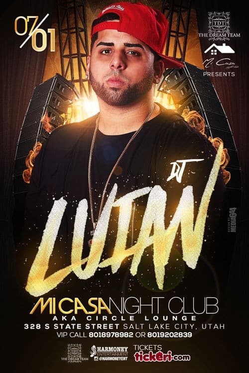 Event - Dj Luian Live - Salt Lake City, Utah - July 1, 2016 | concert tickets