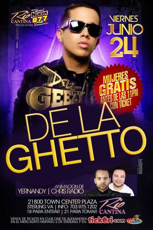Event - De La Ghetto Sterling,VA - Sterling, Virginia - June 24, 2016 | concert tickets