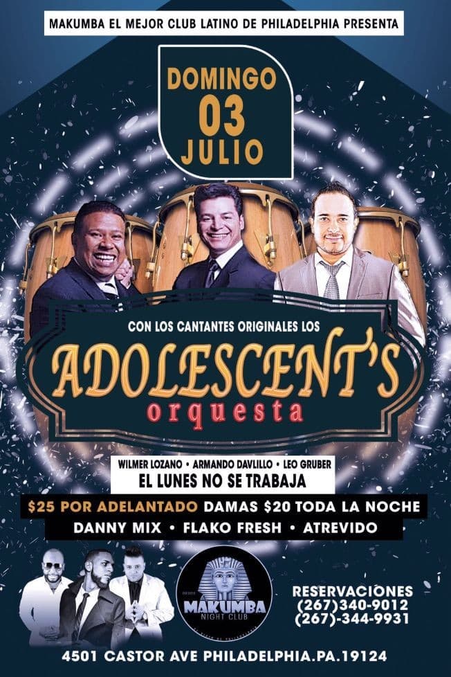 Event - Adolescent's Orquesta en concierto - Philadelphia, Pennsylvania - July 3, 2016 | concert tickets