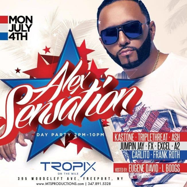 Event - 4th of July Monday at Tropix Freeport - Freeport, New York - July 4, 2016 | concert tickets