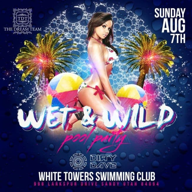 Event - Wet & Wild Pool Party - Sandy, Utah - July 24, 2016 | concert tickets