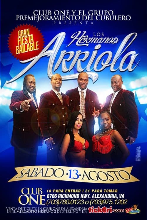 Event - Los Hermanos Arriola en concierto - Alexandria, Virginia - August 13, 2016 | concert tickets