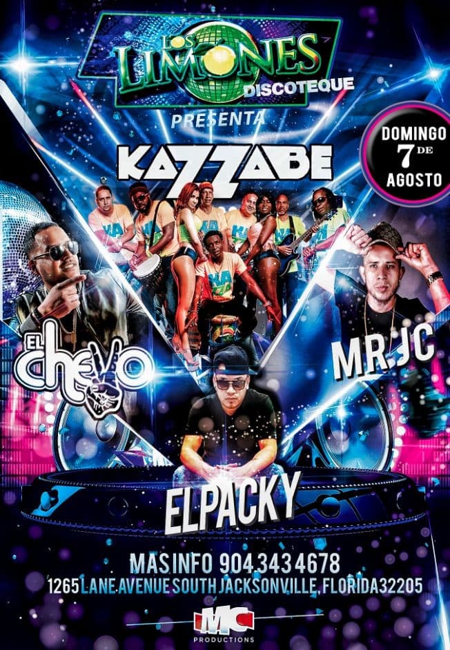Event - Party Catracho - Kazzabe | El Chevo | MR JC - JACKSONVILLE - Jacksonville, Florida - August 7, 2016 | concert tickets