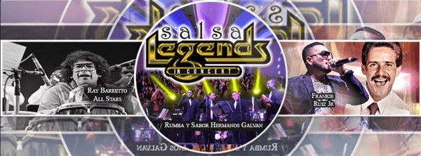 Event - The Salsa Legends Concert Frankie Ruiz Jr & The Ray Barretto All Stars at  DC Bachata - Washington, District Of Columbia - August 26, 2016 | concert tickets
