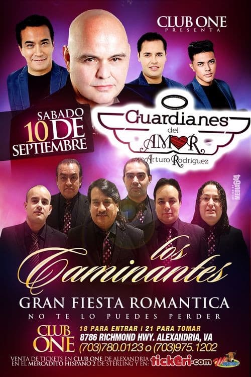Event - Los Guardianes del Amor & Grupo Los Caminantes - Alexandria, Virginia - September 10, 2016 | concert tickets