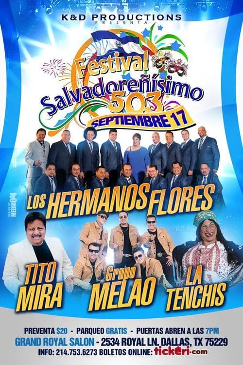 Event - FESTIVAL SALVADOREÑISIMO EN DALLAS - Dallas, Texas - September 17, 2016 | concert tickets