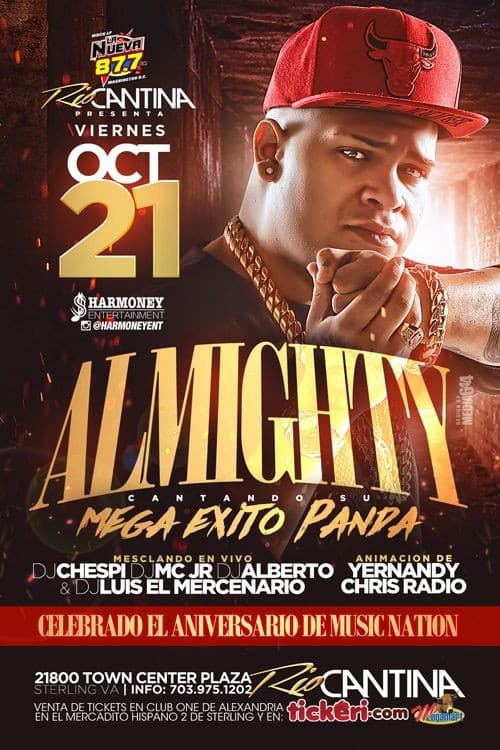 Event - Almighty en concierto - Sterling, Virginia - 21 de octubre de 2016 | concert tickets