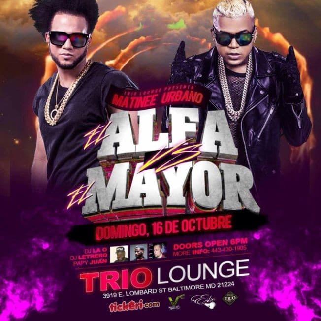 Event - El Alfa vs. El Mayor en concierto - Baltimore, Maryland - October 16, 2016 | concert tickets
