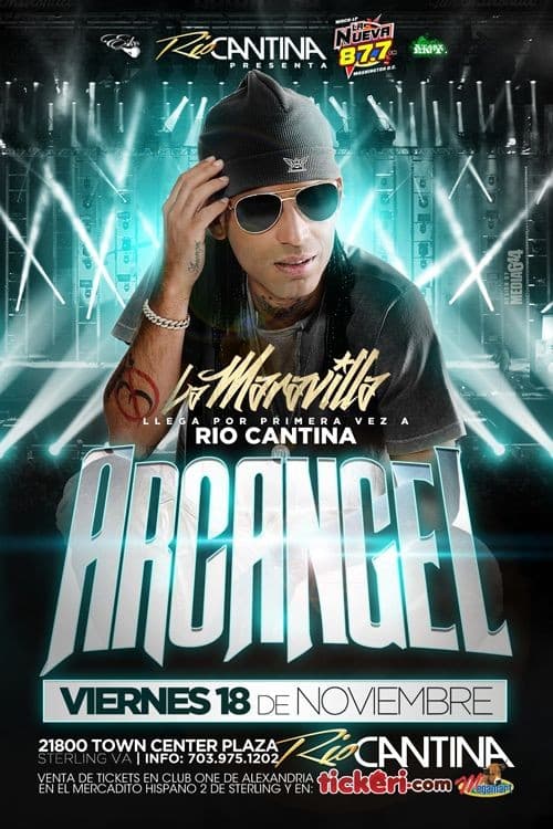 Event - Arcangel - Sterling, Virginia - 18 de noviembre de 2016 | concert tickets