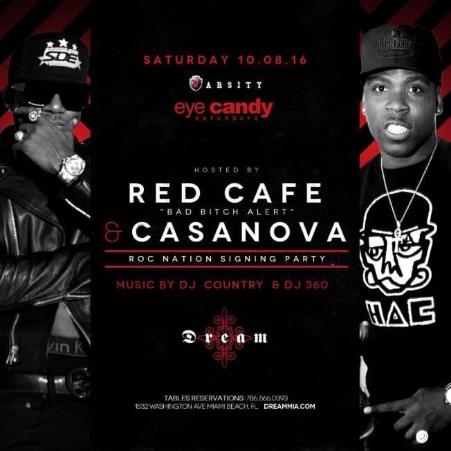 Event - Red Cafe and Casanova Live At Dream Nightclub - Miami Beach, Florida - October 8, 2016 | concert tickets