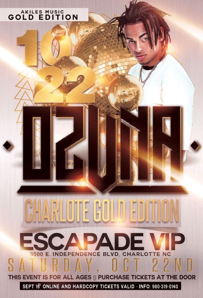 Event - Ozuna NEW DATE / EVENT CANCELED - Charlotte, North Carolina - October 22, 2016 | concert tickets