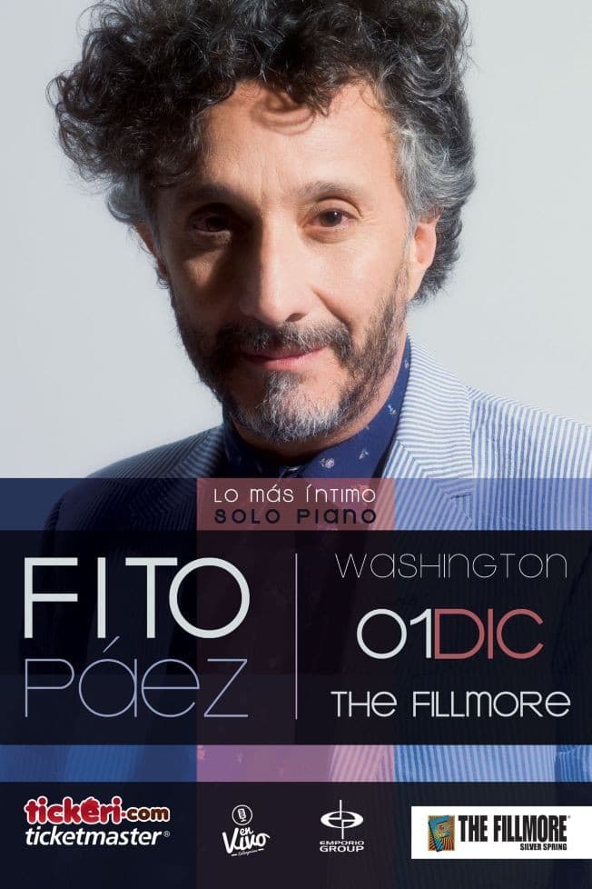Event - Fito Páez Live in concert - Silver Spring, Maryland - December 1, 2016 | concert tickets