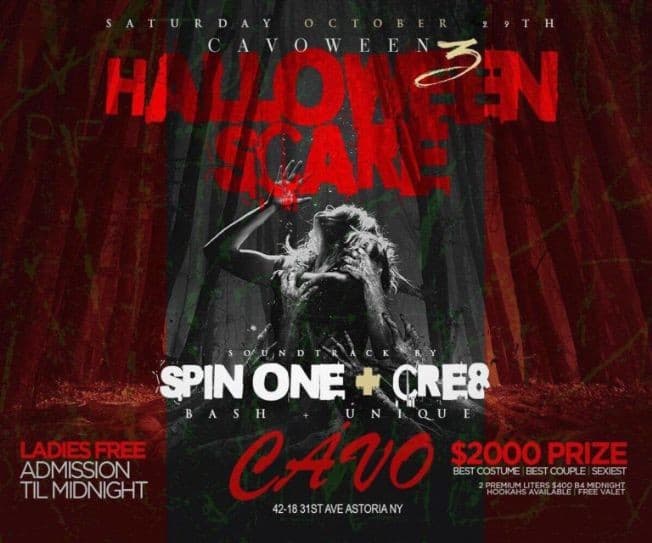 Event - Halloween Scare at Cavo - Astoria, New York - October 29, 2016 | concert tickets