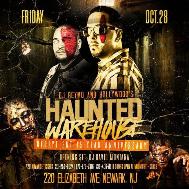 Event - Haunted Warehouse Halloween Party - Newark, New Jersey - October 29, 2016 | concert tickets