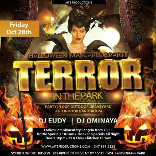 Event - HALLOWEEN PARTY AT SOFRITO NYC - New York, New York - 28 de octubre de 2016 | concert tickets