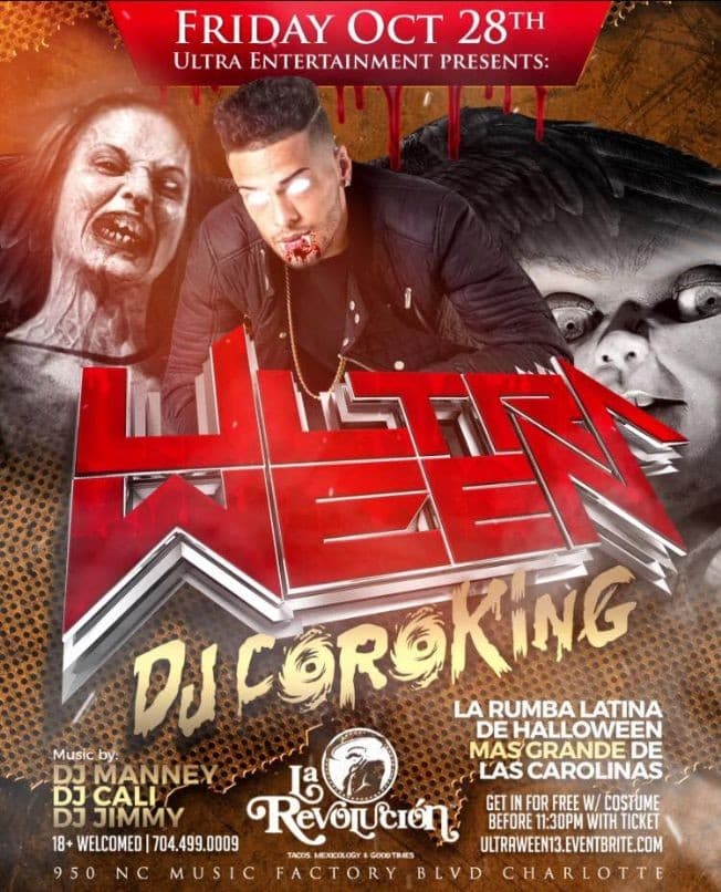 Event - Ultraween, Halloween Party in Charlotte,NC - Charlotte, North Carolina - October 28, 2016 | concert tickets