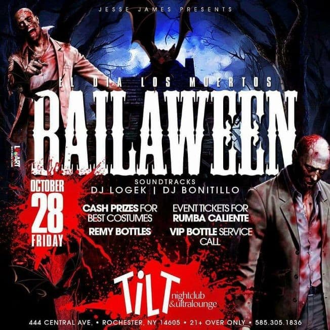 Event - El Dia de los Muertos Bailaween en Rochester,NY - Rochester, New York - October 28, 2016 | concert tickets