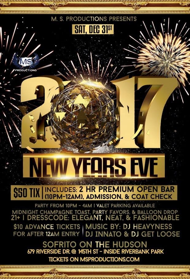 Event - New Year's Eve Party at Sofrito NYC - New York, New York - December 31, 2016 | concert tickets