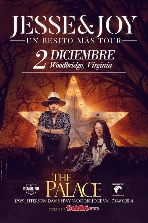 Event - Jesse & Joy, Un Besito Mas Tour - Woodbridge, Virginia - 2 de diciembre de 2016 | concert tickets