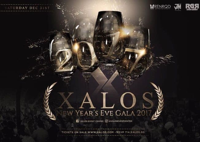 Event - New Years Eve Gala at Xalos Nightclub - Anaheim, California - December 31, 2016 | concert tickets