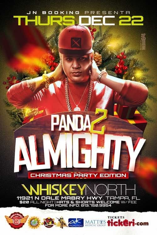 Event - Almighty Live in Concert PANDA 2 - Tampa, Florida - December 22, 2016 | concert tickets