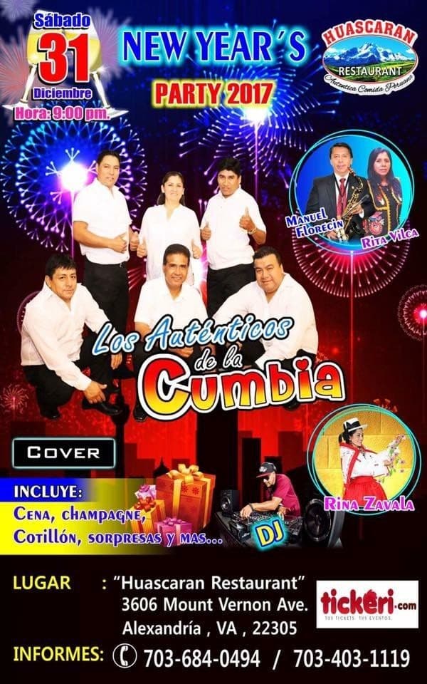 Event - NEW YEARS PARTY - Alexandria, Virginia - December 31, 2016 | concert tickets