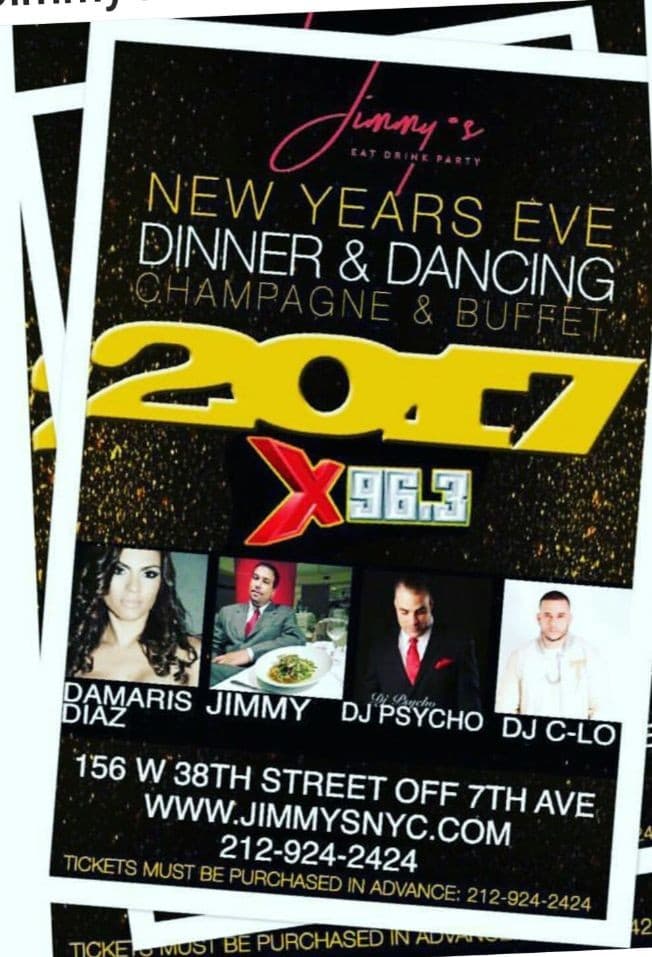 Event - NYE 2017 At Jimmys Midtown - New York, New York - December 31, 2016 | concert tickets