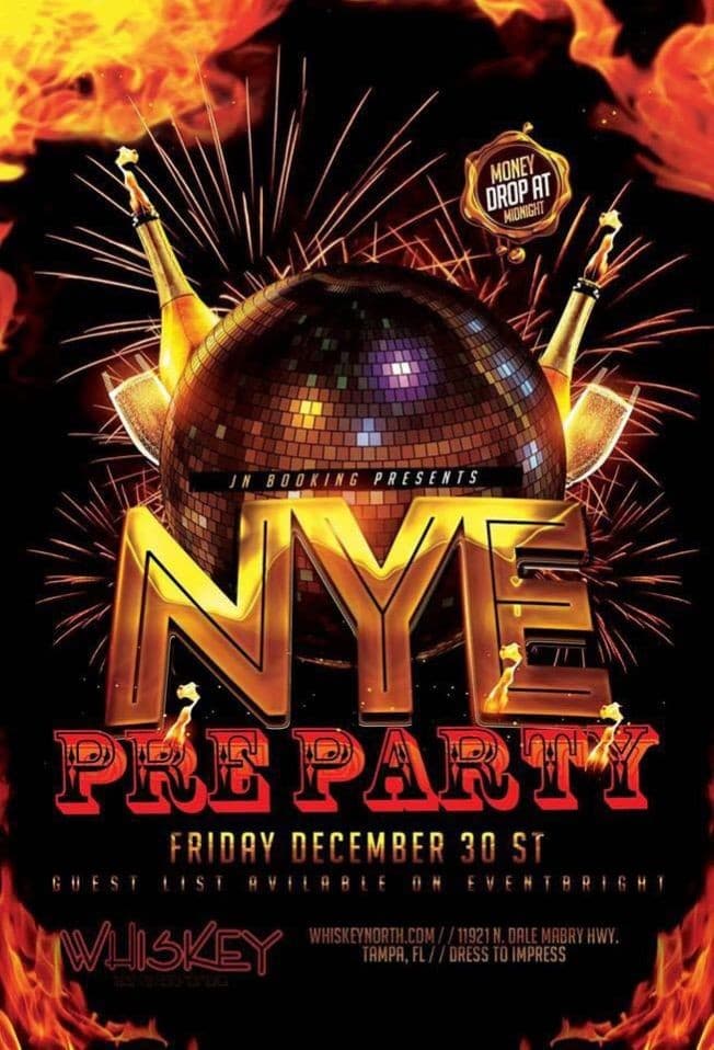 Event - NYE Pre Party in Tampa - Tampa, Florida - December 30, 2016 | concert tickets