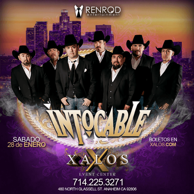 Event - Intocable en Anaheim CANCELED - Anaheim, California - 28 de enero de 2017 | concert tickets
