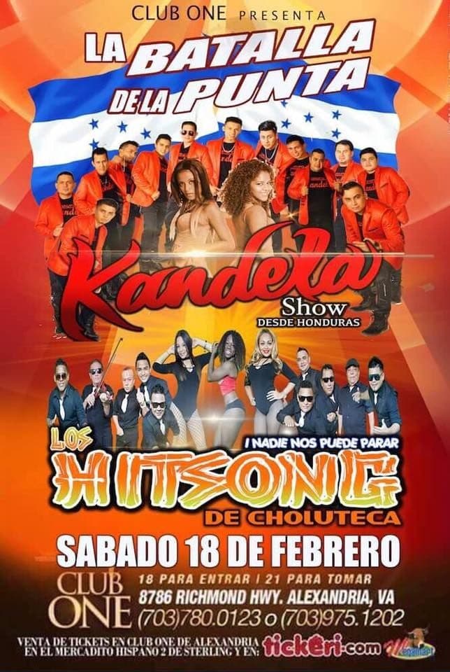 Event - Kandela Show y Los Hitsong en Alexandria - Alexandria, Virginia - February 18, 2017 | concert tickets