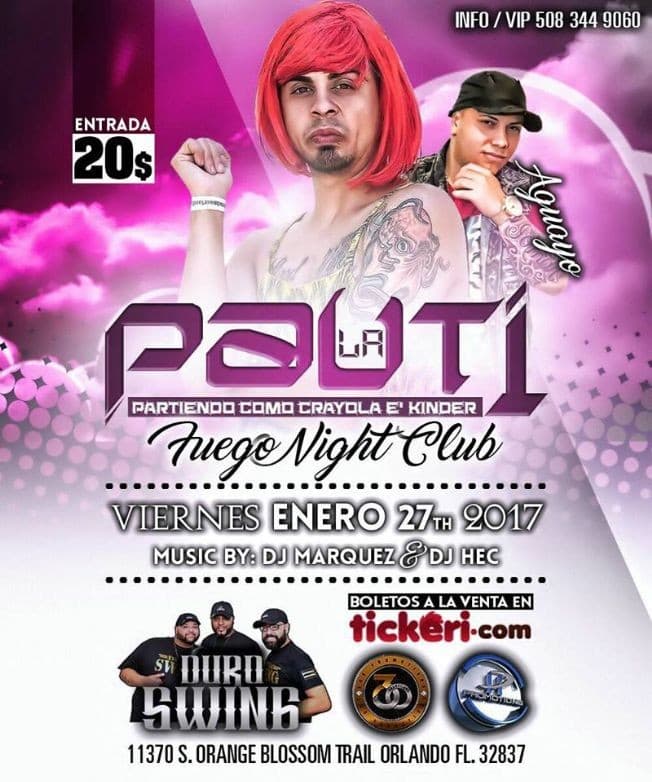 Event - La Pauti Live Orlando, FL - Orlando, Florida - January 27, 2017 | concert tickets