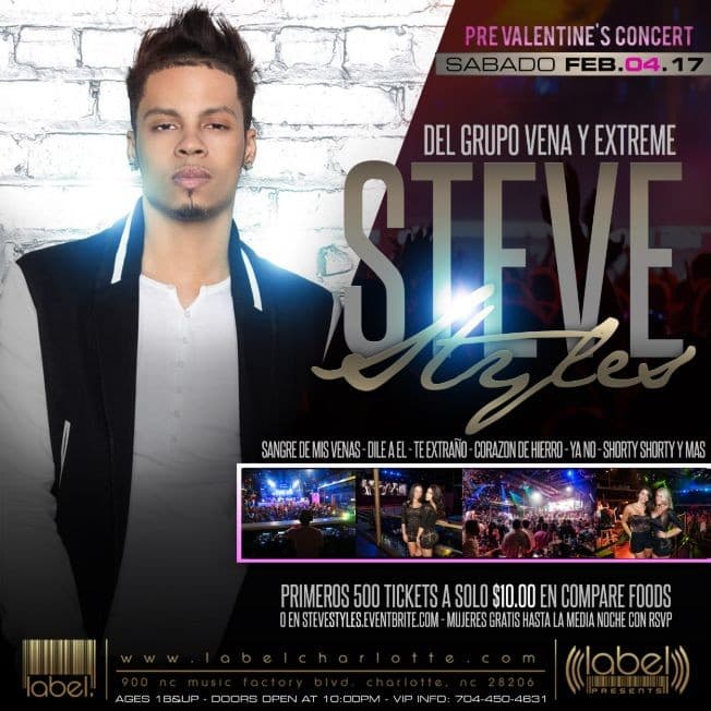 Event - STEVE STYLES Live in Concert - Charlotte NC - Charlotte, North Carolina - February 4, 2017 | concert tickets