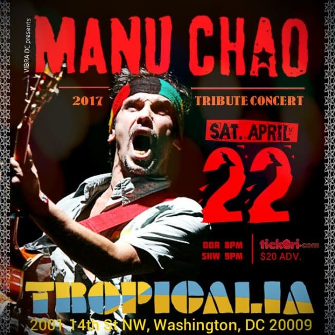Event - Manu Chao Live Tribute - Washington, District Of Columbia - April 22, 2017 | concert tickets