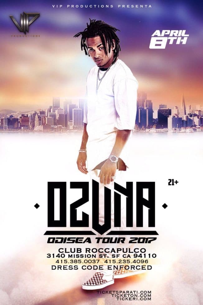 Event - Ozuna Odisea Tour en San Francisco CA - San Francisco, California - 8 de abril de 2017 | concert tickets