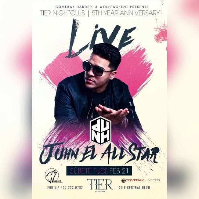 Event - Juhn el All Star en Orlando - Orlando, Florida - February 21, 2017 | concert tickets
