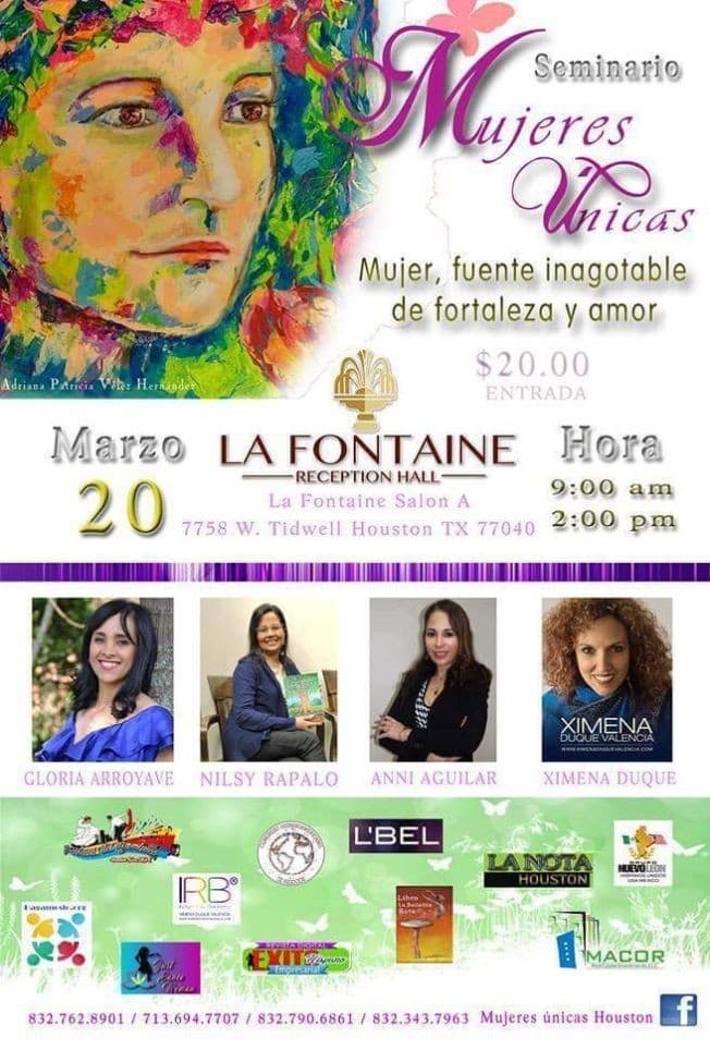 Event - Seminario Mujeres Unicas - Houston, Texas - March 20, 2017 | concert tickets
