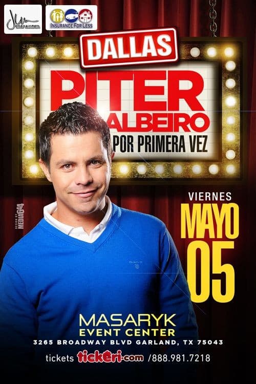 Event - Piter Albeiro en Dallas - Garland, Texas - May 5, 2017 | concert tickets
