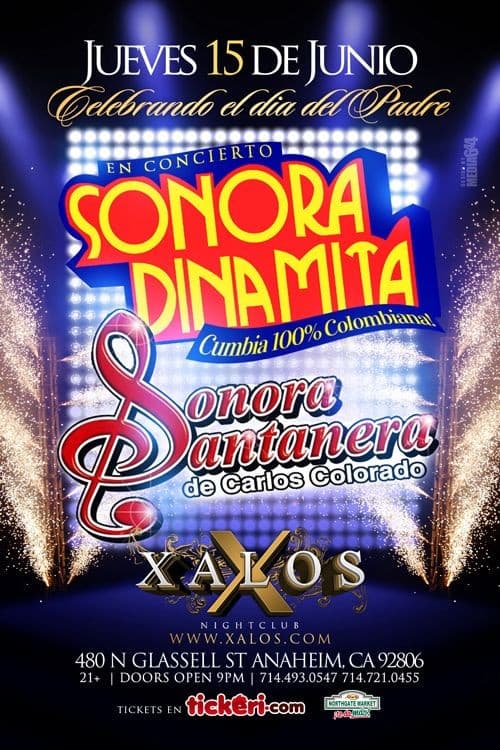 Event - Sonora Dinamita y Sonora Santanera en Anaheim,CA - Anaheim, California - 15 de junio de 2017 | concert tickets