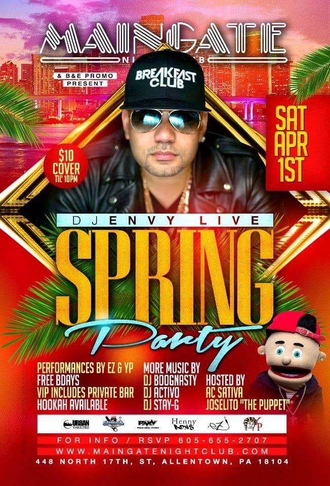 Event - DJ Envy Live with Special Guest host Joselito the Puppet - Allentown, Pennsylvania - April 1, 2017 | concert tickets