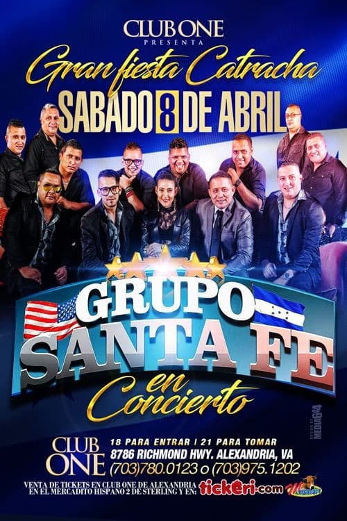 Event - Grupo Santa Fe en Alexandria,VA - Alexandria, Virginia - April 8, 2017 | concert tickets
