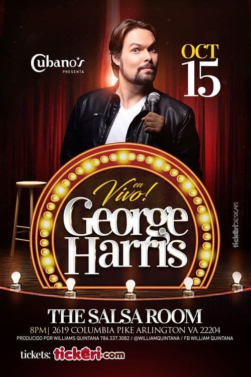 Event - George Harris en Washington,DC - Arlington, Virginia - 15 de octubre de 2017 | concert tickets