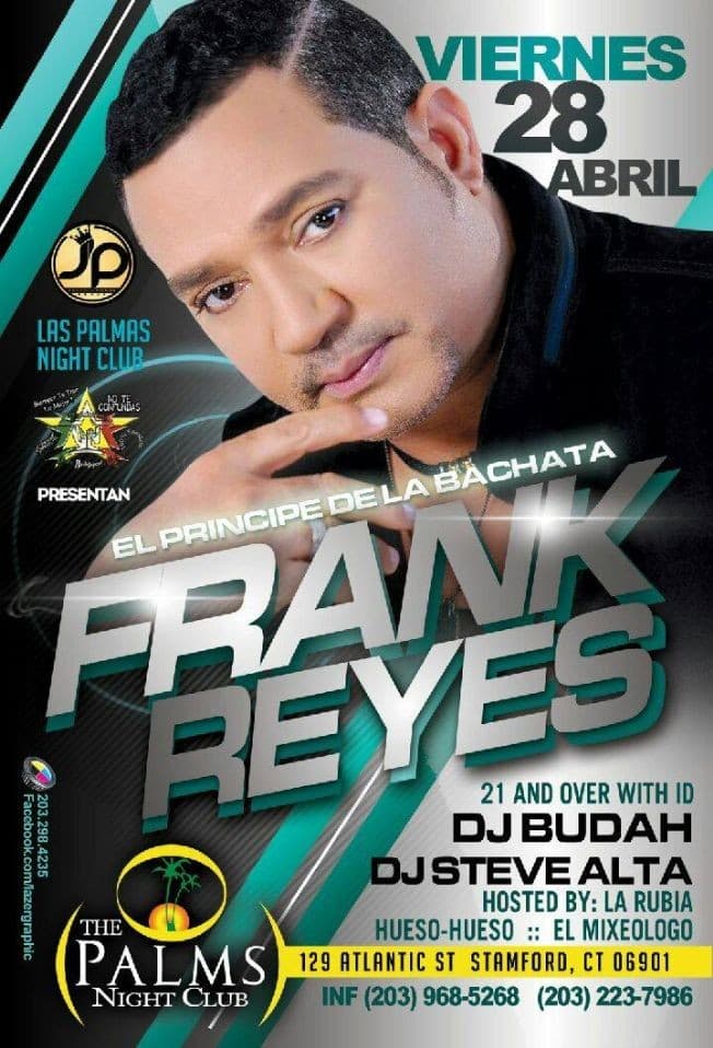 Event - Frank Reyes en Stamford CT - Stamford, Connecticut - April 28, 2017 | concert tickets