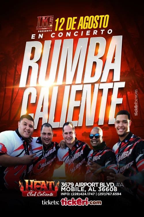 Event - Rumba Caliente en Mobile,AL - Mobile, Alabama - 12 de agosto de 2017 | concert tickets