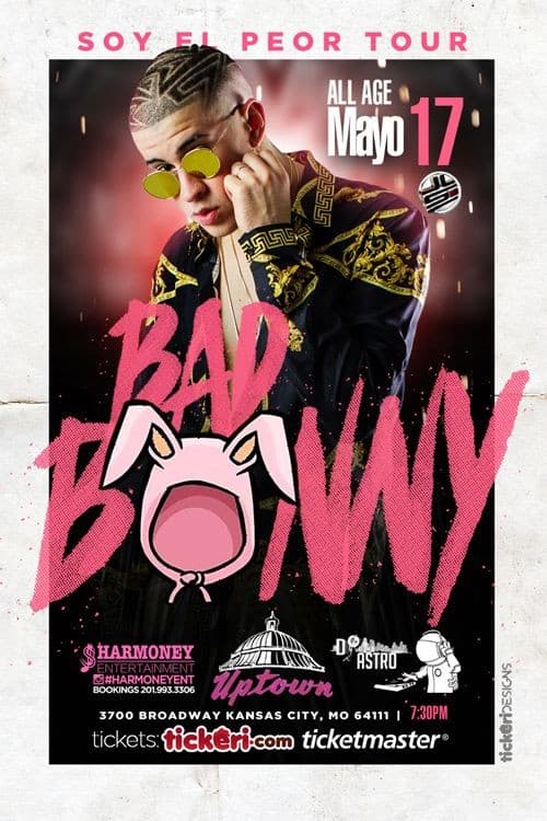 Event - Bad Bunny in Kansas City,MO - Kansas City, Missouri - May 17, 2017 | concert tickets